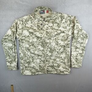 686 Six Eight Six Jacket Sz XL Smarty Skull Print Snowboard Ski Y2K Fleece Lined